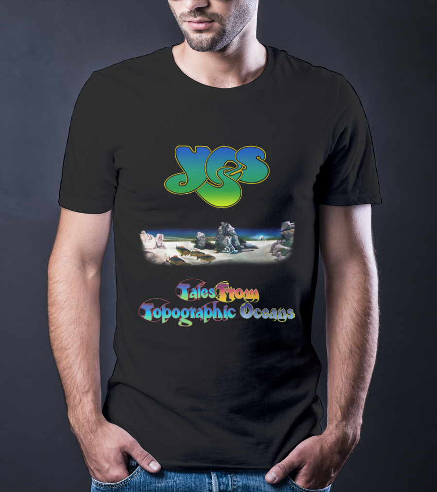 Yes Tales From Topographic Oceans Album Cover Art T-Shirt