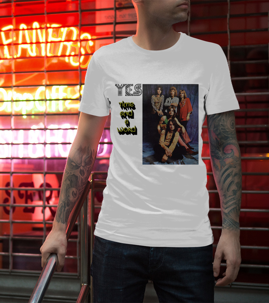 Yes Time And A Word Band Photo T-Shirt
