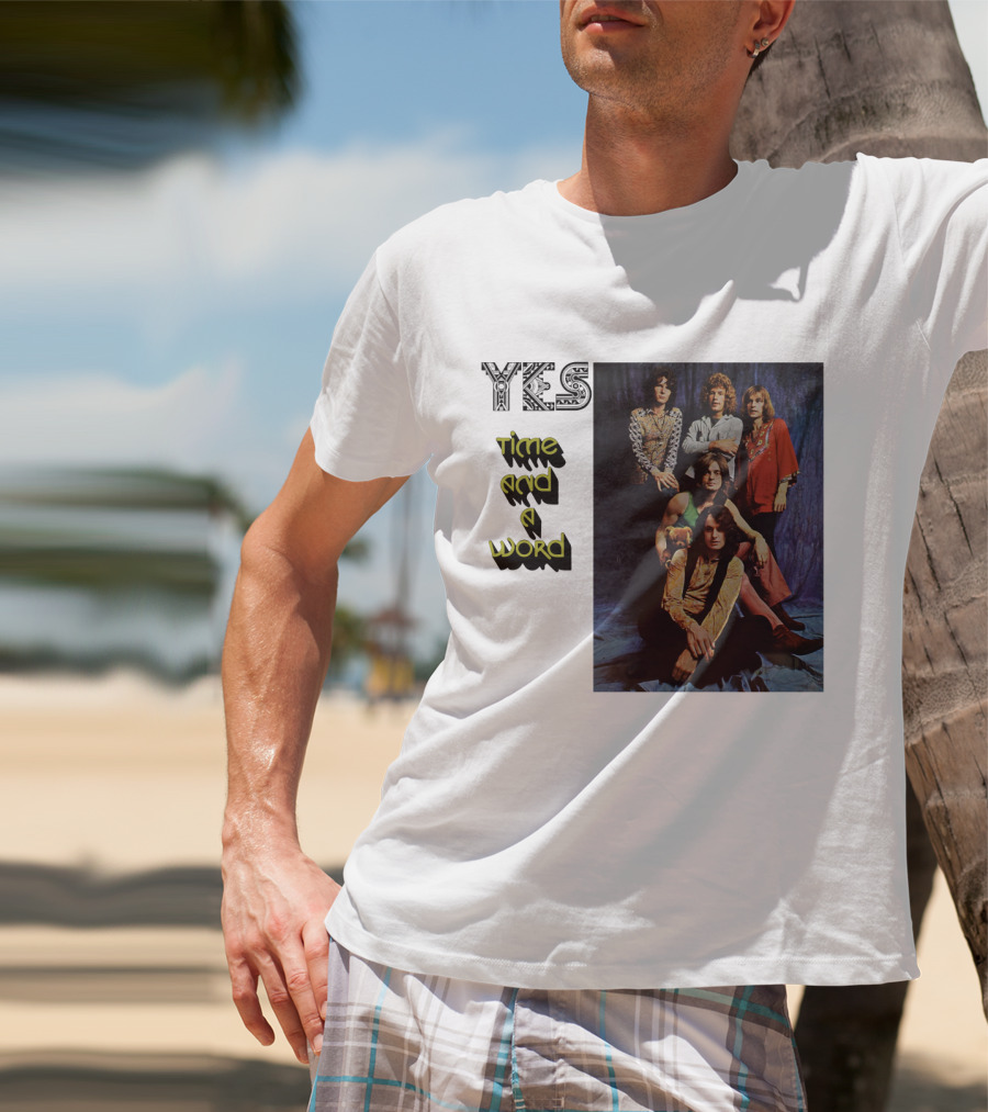 Yes Time And A Word Band Photo T-Shirt