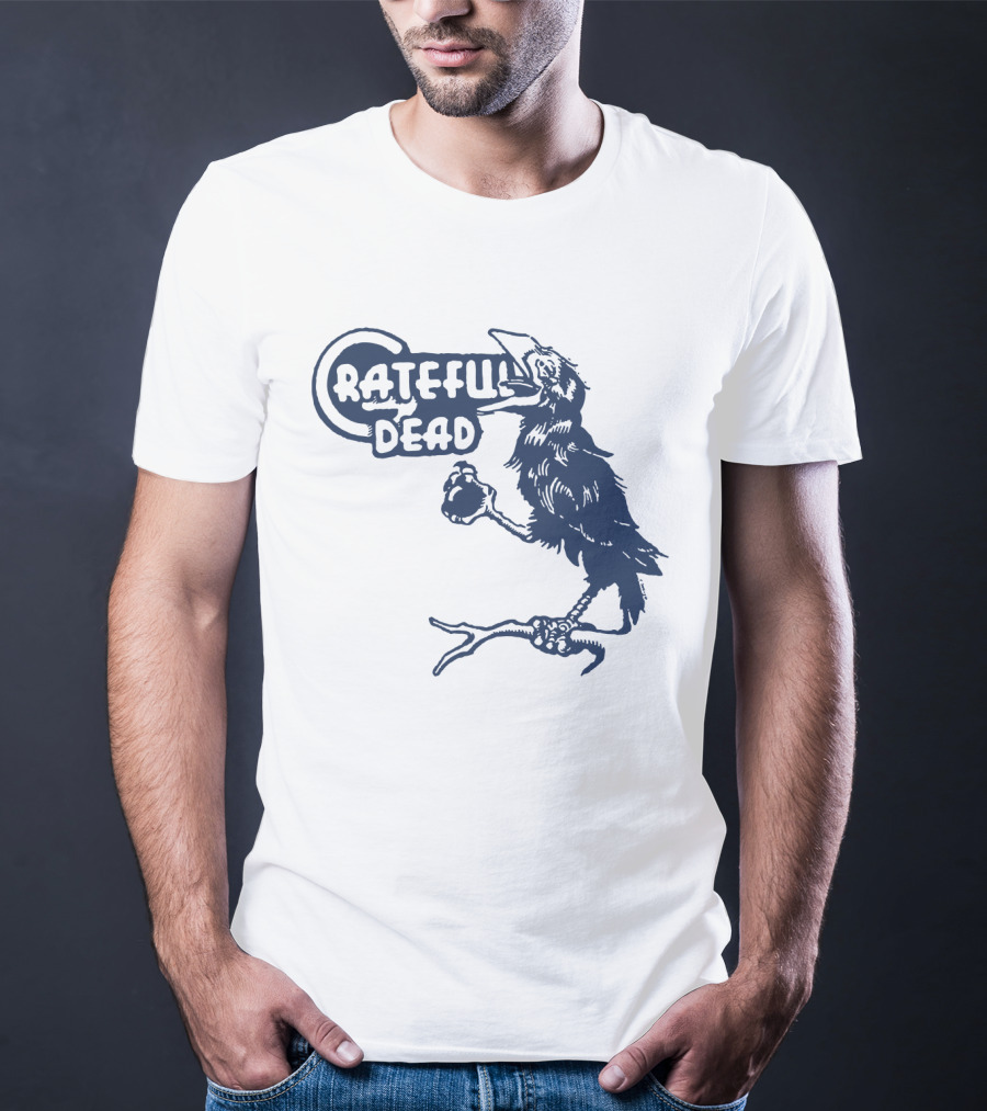 Grateful Dead Crow Holding Heart T-Shirt
