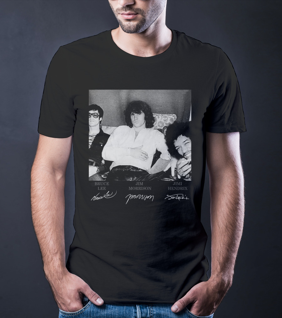Bruce Lee Jim Morrison Jimi Hendrix T-Shirt