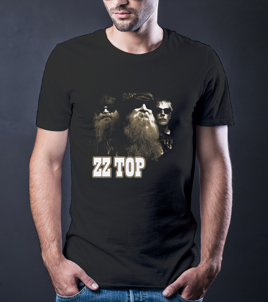 Zz Top Band Portrait T-Shirt
