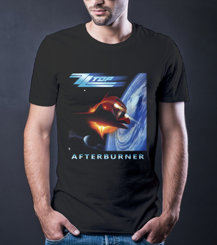 Zz Top Afterburner Spaceship Planet T-Shirt