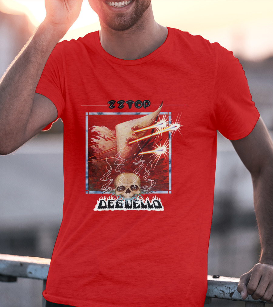 Zz Top Deguello Album Cover Skull Art T-Shirt