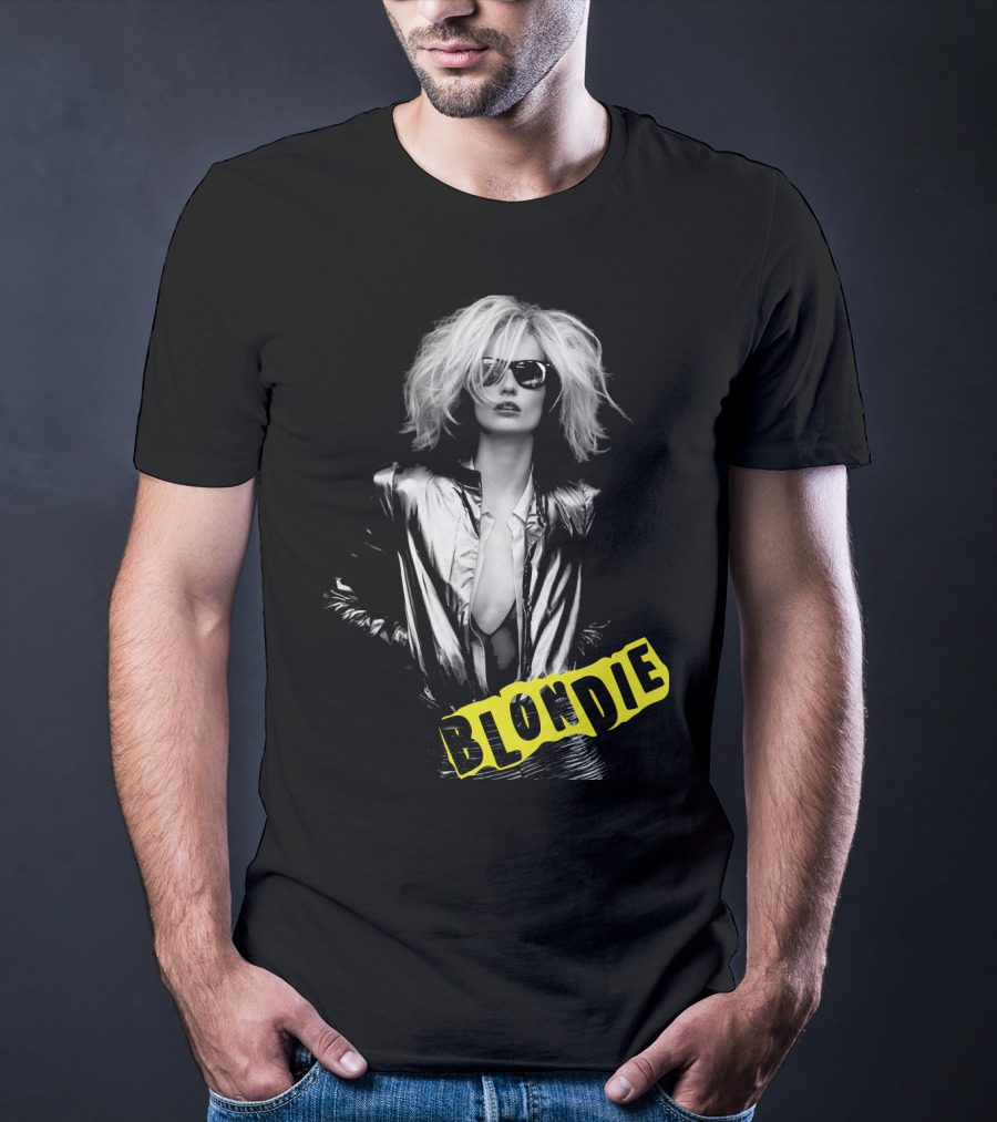 Blondie Silver Jacket And Sunglasses Iconic T-Shirt