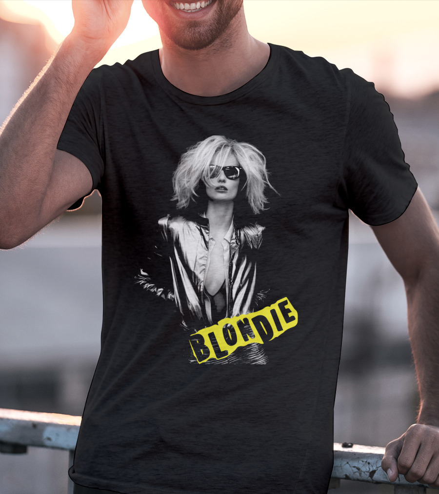 Blondie Silver Jacket And Sunglasses Iconic T-Shirt