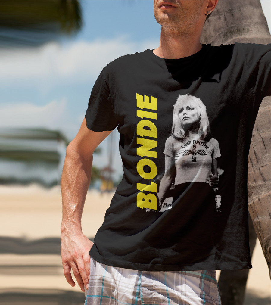 Blondie Camp Funtime Black And White T-Shirt