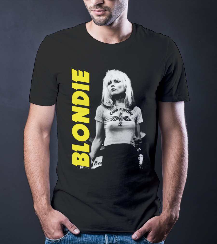 Blondie Camp Funtime Black And White T-Shirt