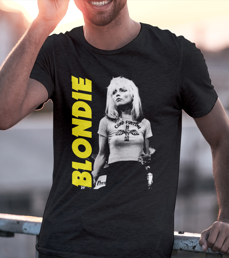 Blondie Camp Funtime Black And White T-Shirt