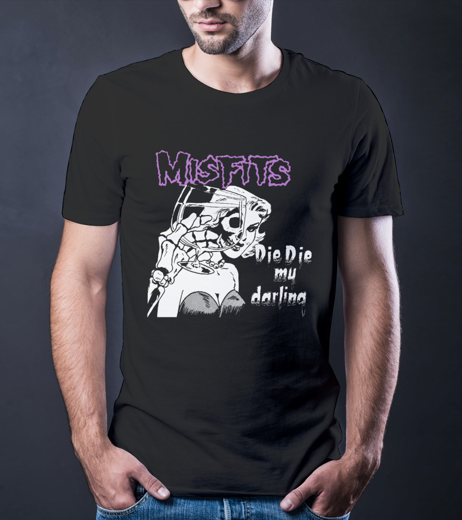 Misfits Die Die My Darling Vintage Comic Style Artwork T-Shirt