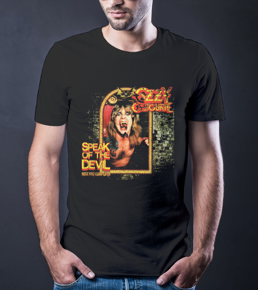 Ozzy Osbourne Speak Of The Devil Ritz 1982 Complete T-Shirt