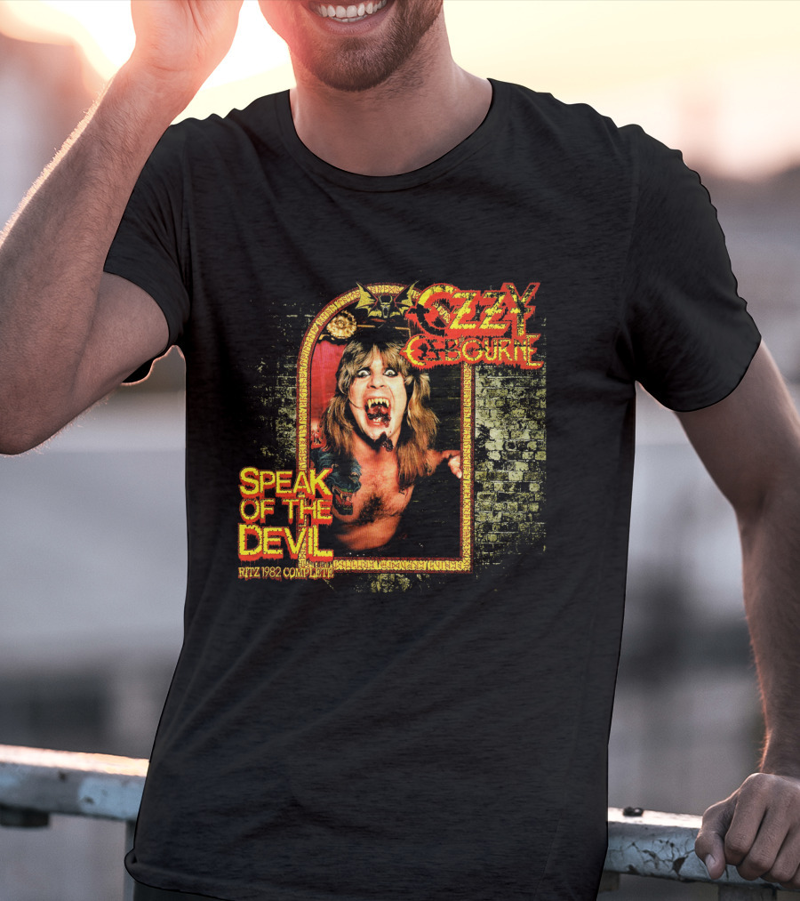 Ozzy Osbourne Speak Of The Devil Ritz 1982 Complete T-Shirt