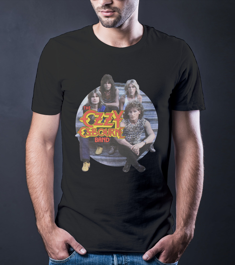 The Ozzy Osbourne Band Vintage Concert Tour Photo T-Shirt