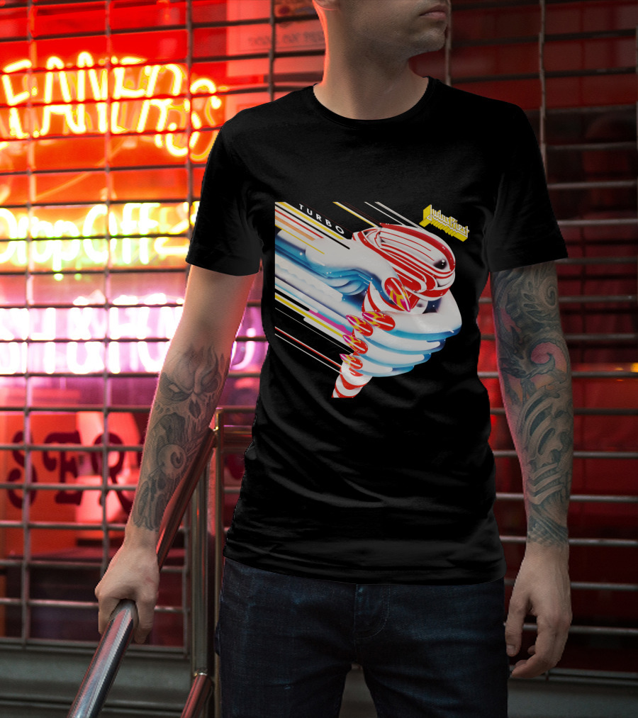 Judas Priest Turbo Album Art 1986 T-Shirt