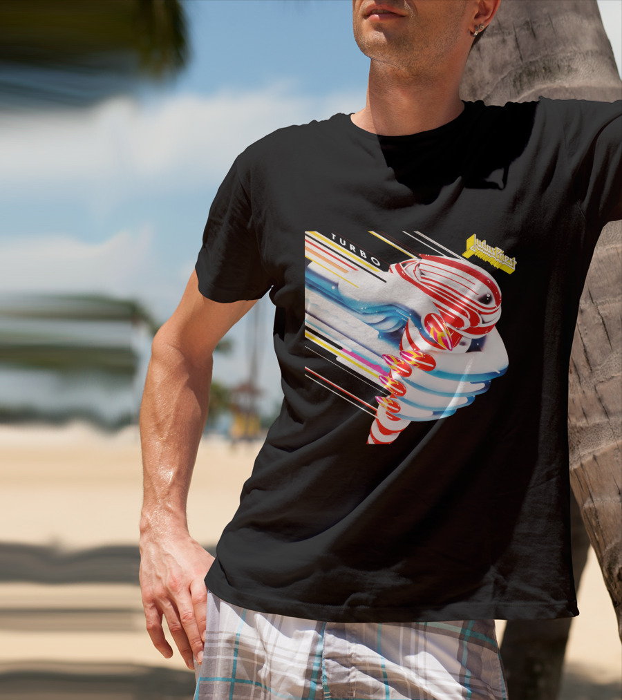 Judas Priest Turbo Album Art 1986 T-Shirt