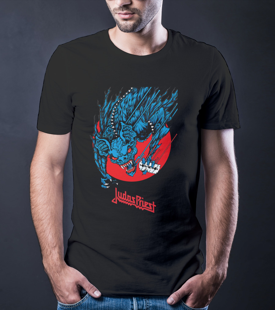Judas Priest Screaming For Vengeance Flying Creature Art T-Shirt