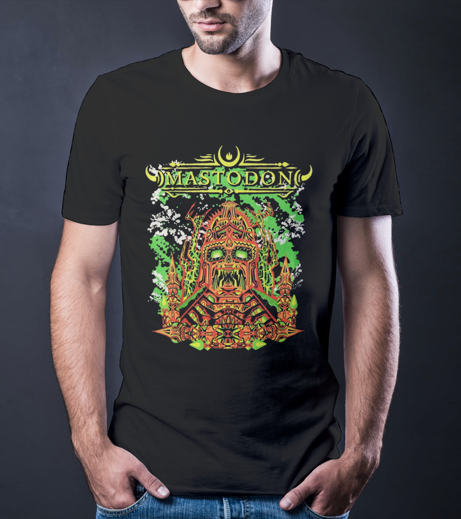 Mastodon Mtd 13 Psychedelic Skull Warrior T-Shirt