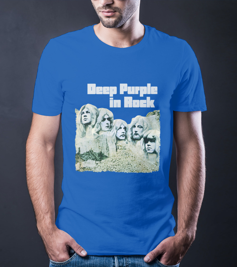 Deep Purple In Rock Mount Rushmore Album Art T-Shirt