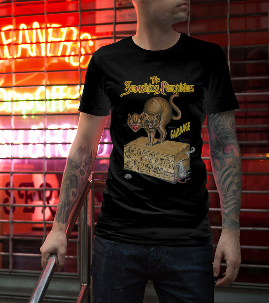 The Smashing Pumpkins Garbage Cow Palace San Jose Arena Arco Arena T-Shirt