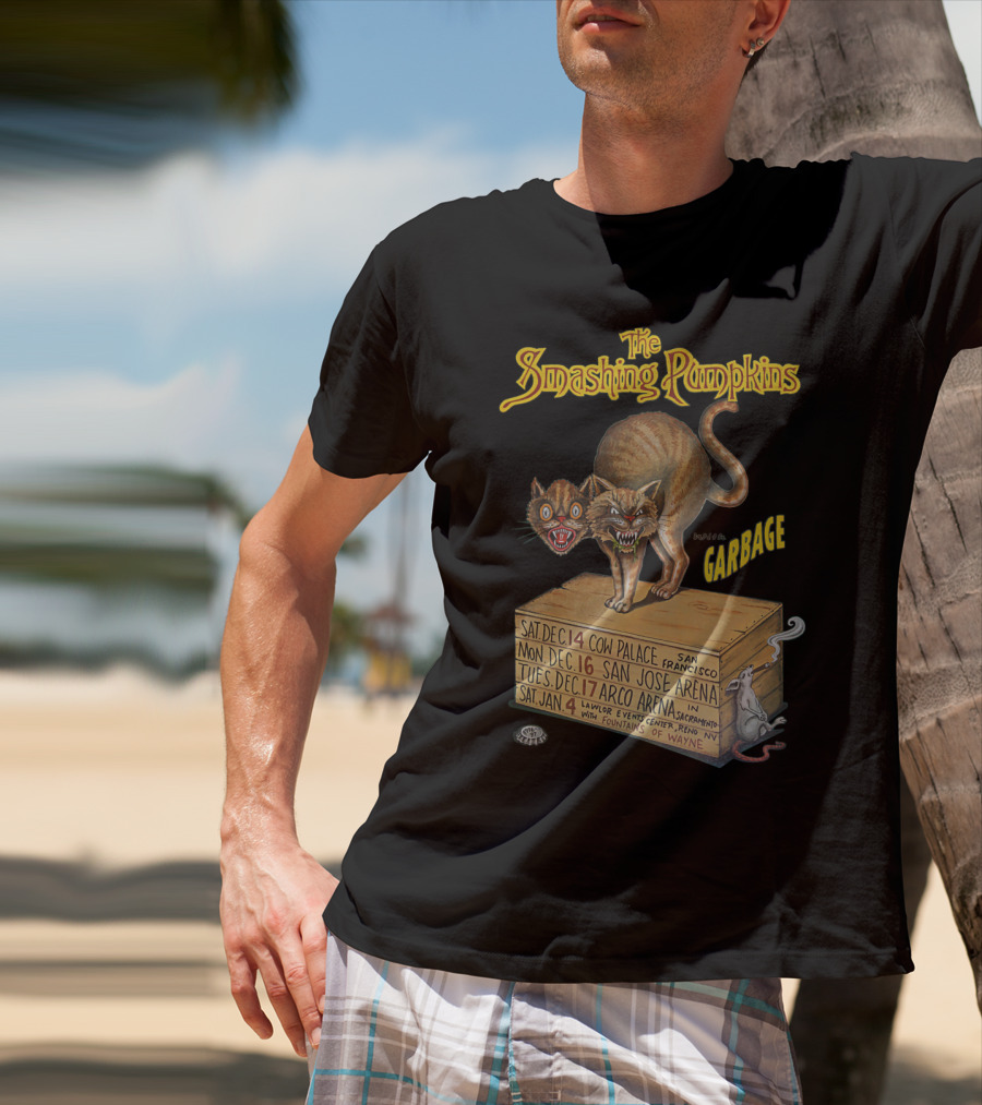 The Smashing Pumpkins Garbage Cow Palace San Jose Arena Arco Arena T-Shirt