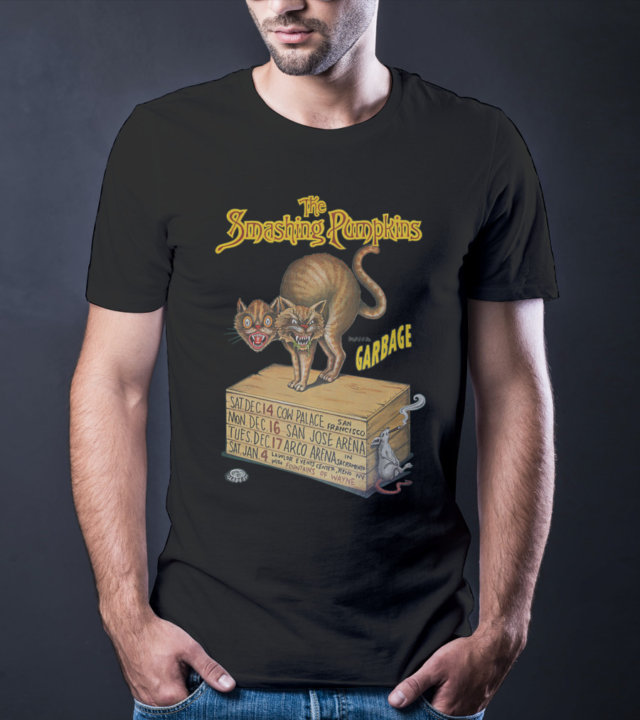 The Smashing Pumpkins Garbage Cow Palace San Jose Arena Arco Arena T-Shirt