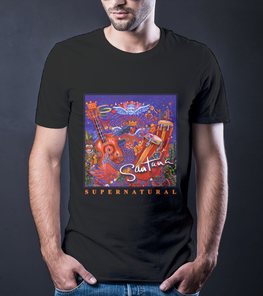 Santana Supernatural Album Artwork🎸 T-Shirt