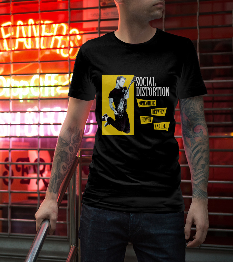Social Distortion Somewhere Between Heaven And Hell T-Shirt