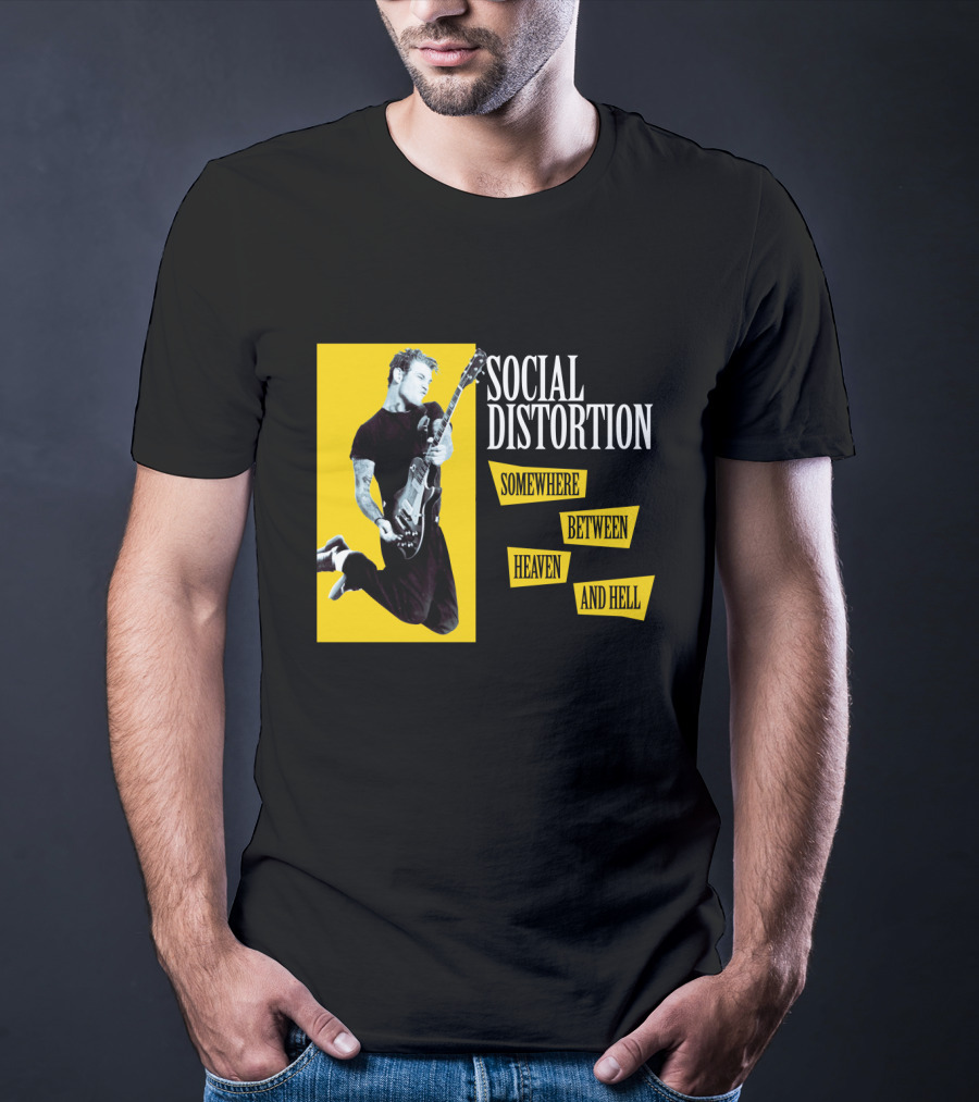 Social Distortion Somewhere Between Heaven And Hell T-Shirt