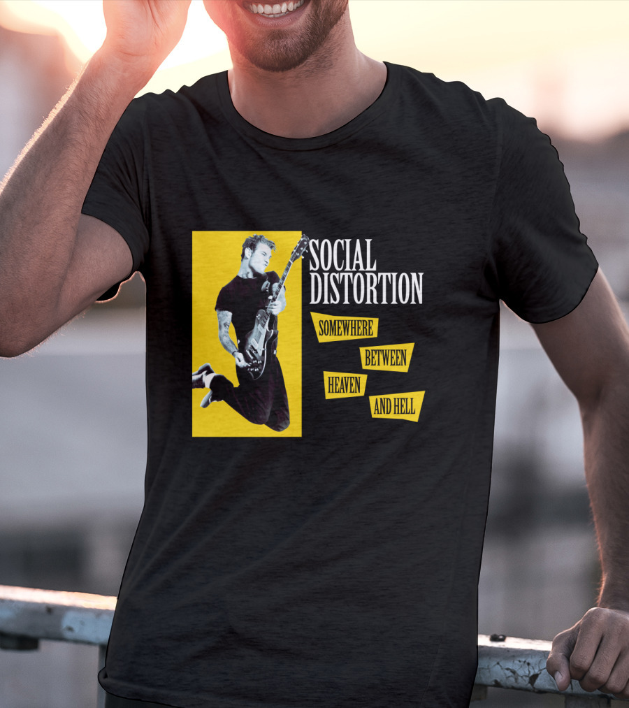 Social Distortion Somewhere Between Heaven And Hell T-Shirt