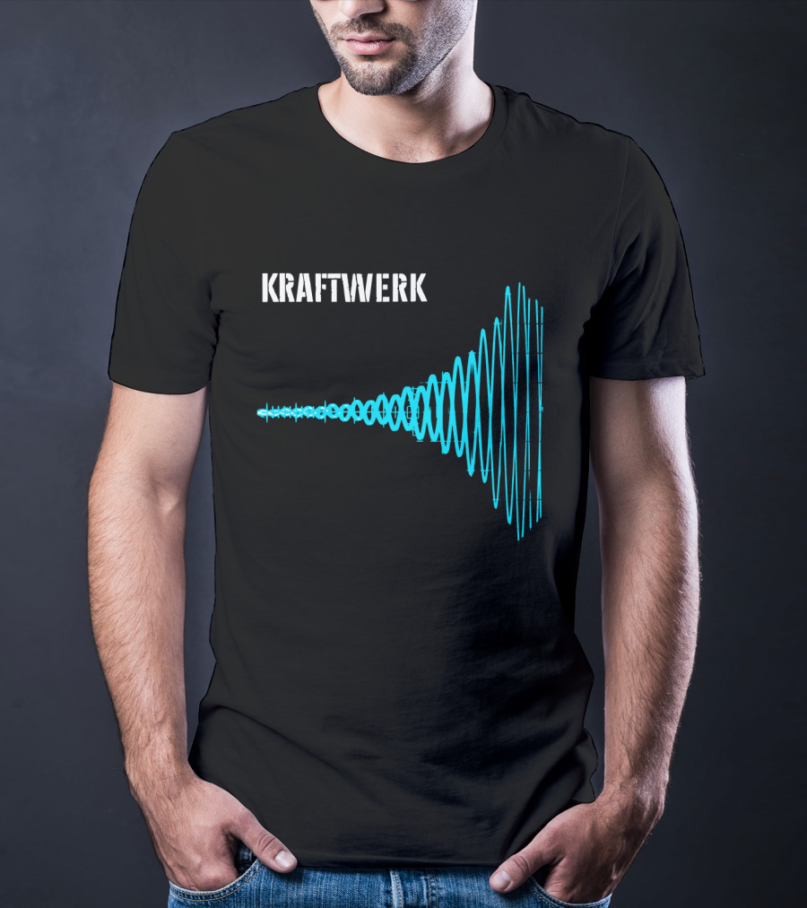 Kraftwerk Blue Sound Waves T-Shirt