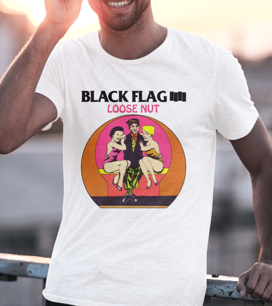 Black Flag Loose Nut Album Cover Art T-Shirt