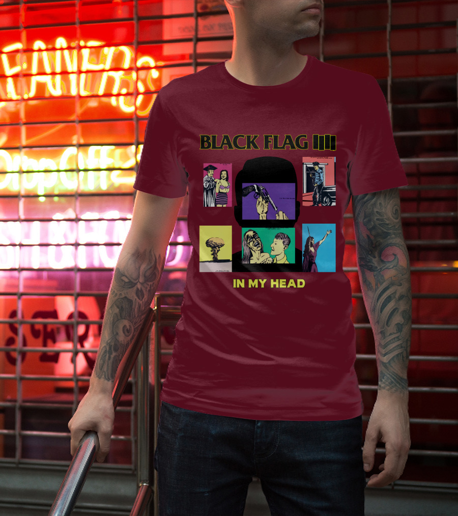 Black Flag Iiii In My Head T-Shirt