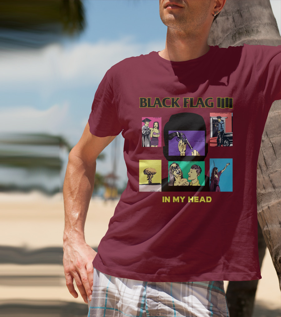 Black Flag Iiii In My Head T-Shirt