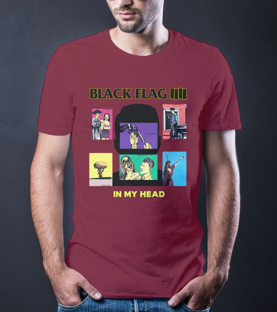 Black Flag Iiii In My Head T-Shirt