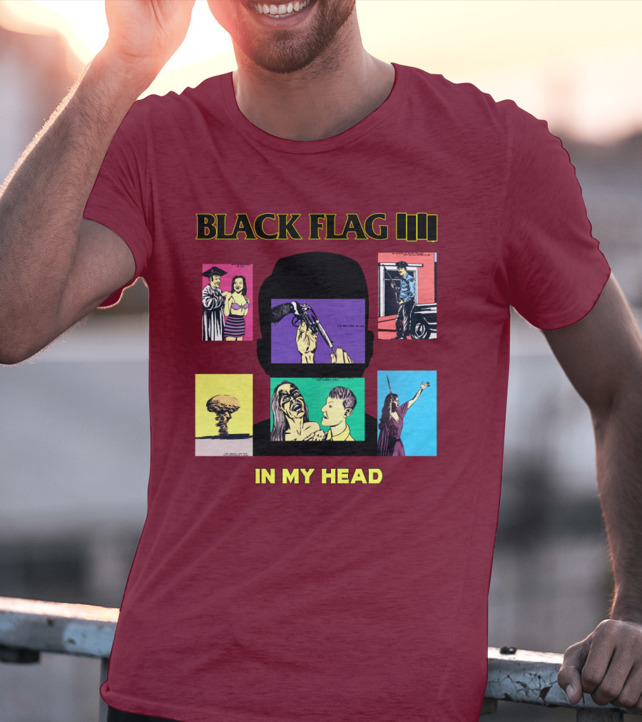 Black Flag Iiii In My Head T-Shirt