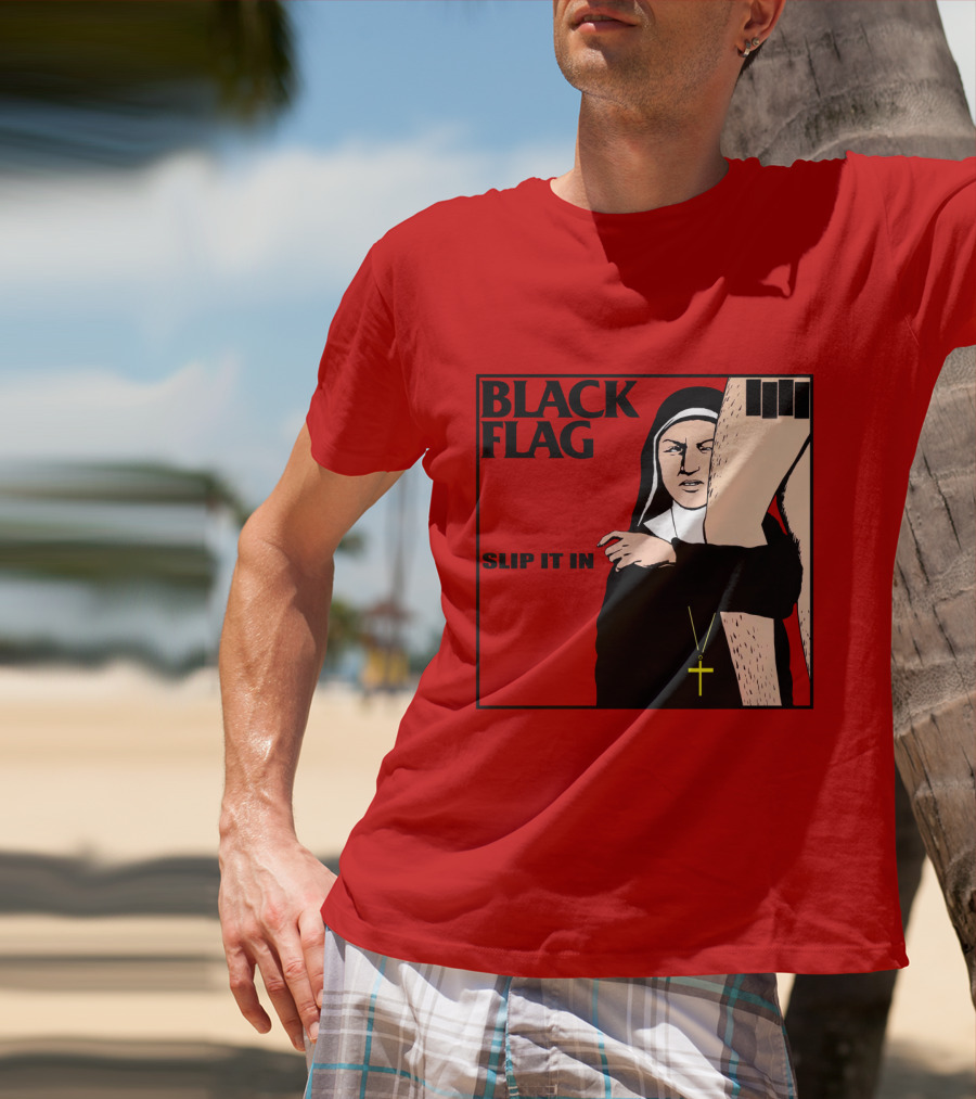 Black Flag Slip It In Album Cover T-Shirt