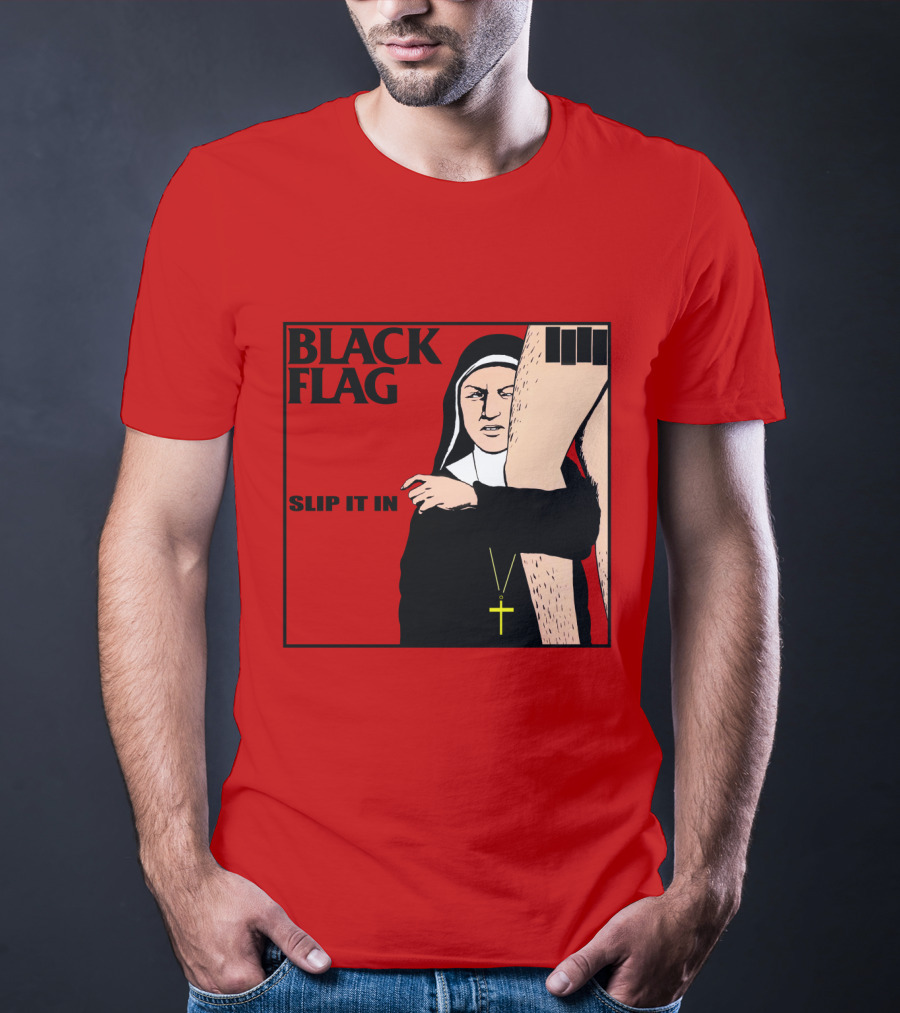 Black Flag Slip It In Album Cover T-Shirt