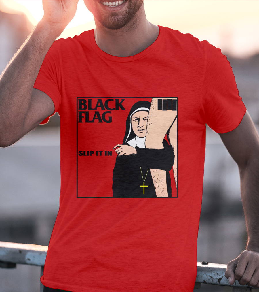 Black Flag Slip It In Album Cover T-Shirt