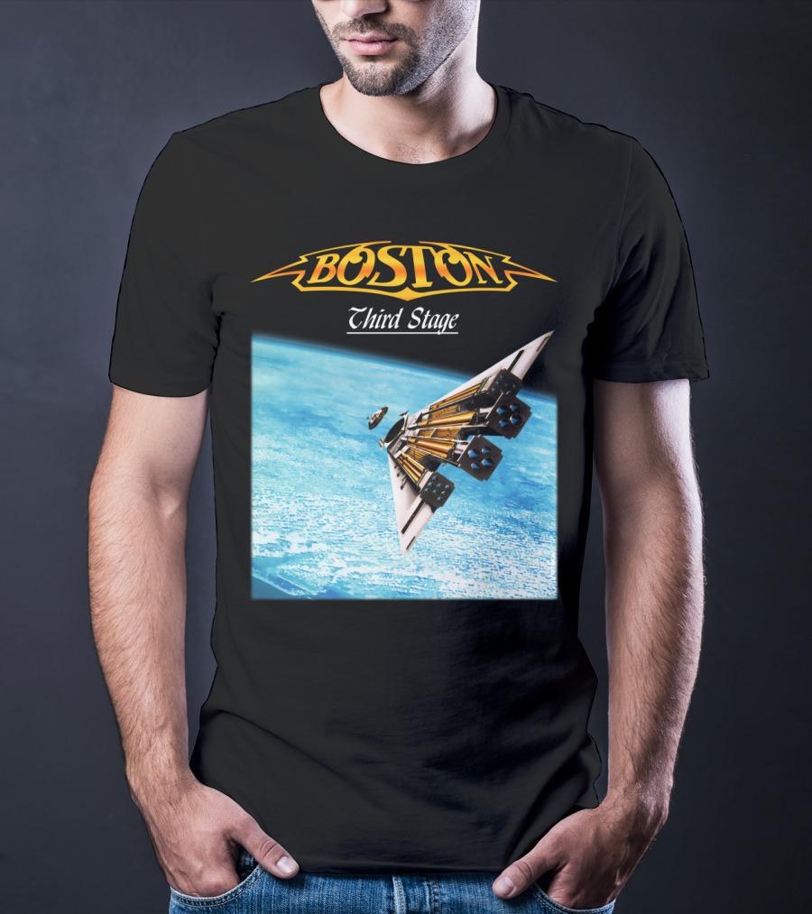 Boston Third Stage Spaceship Album Cover T-Shirt