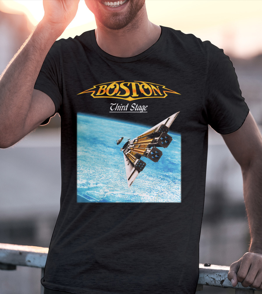 Boston Third Stage Spaceship Album Cover T-Shirt