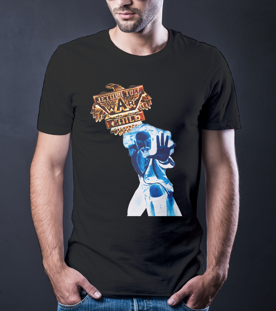 Jethro Tull War Child Blue Figure Eagle T-Shirt