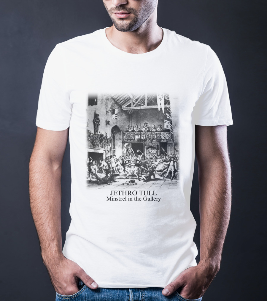 Jethro Tull Minstrel In The Gallery Medieval Scene Gathering T-Shirt