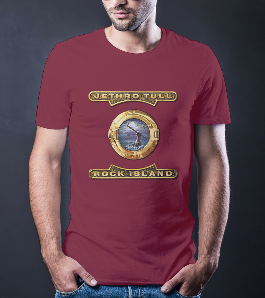 Jethro Tull Rock Island Porthole Album Cover T-Shirt