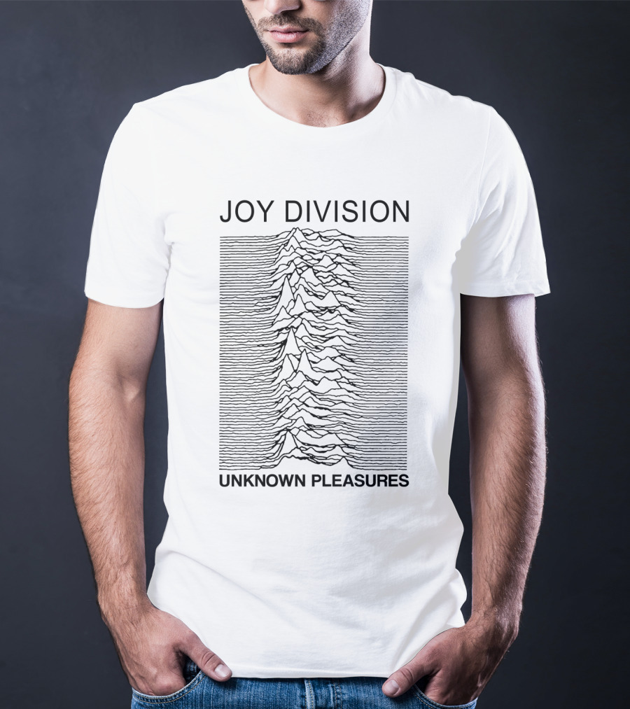 Joy Division Unknown Pleasures Album Cover T-Shirt