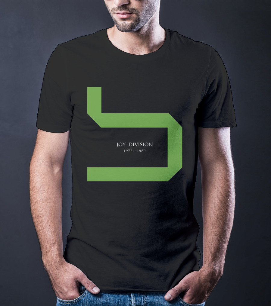 Joy Division 1977 - 1980 Green Abstract Symbol T-Shirt