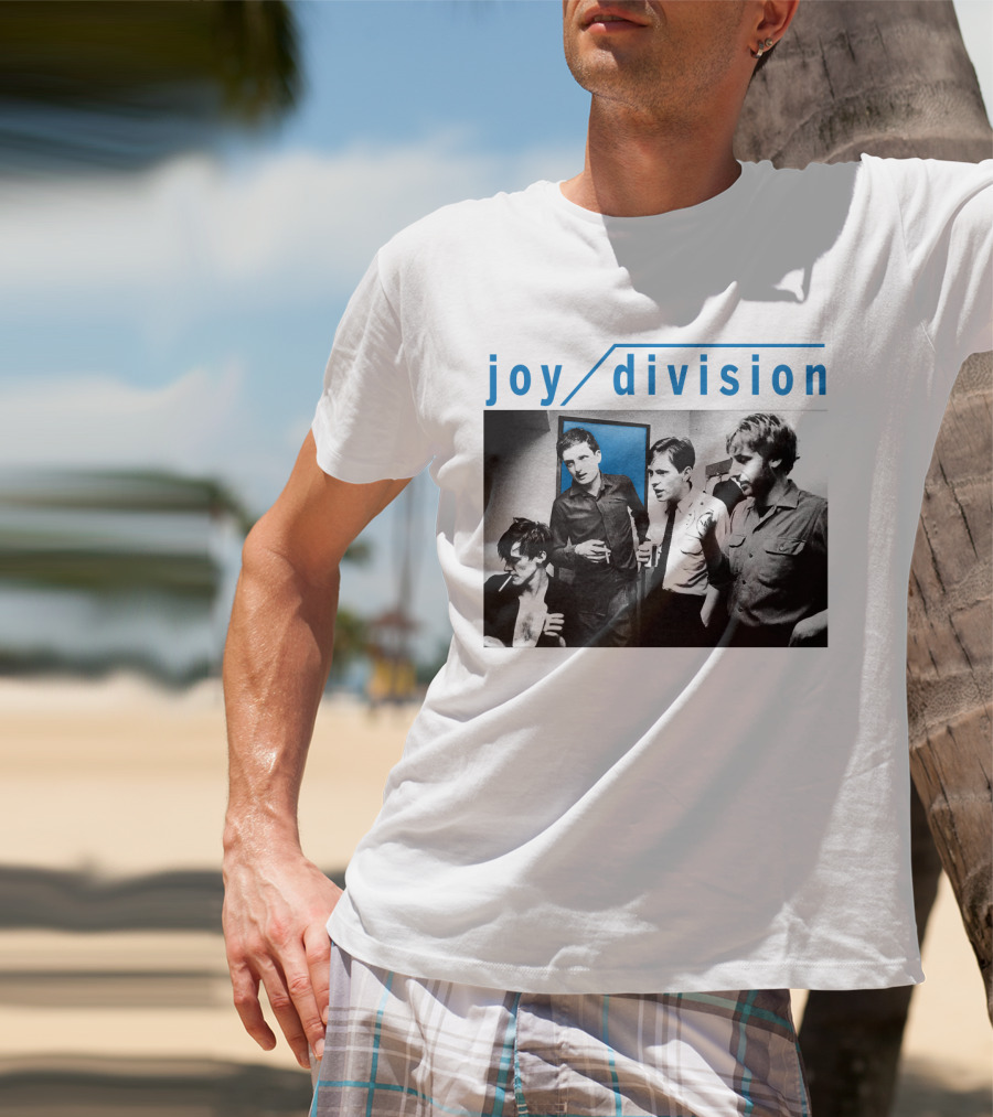 Joy Division Band Vintage Group Photo T-Shirt