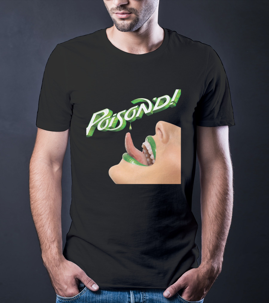 Poison'd Licking Green Lips T-Shirt