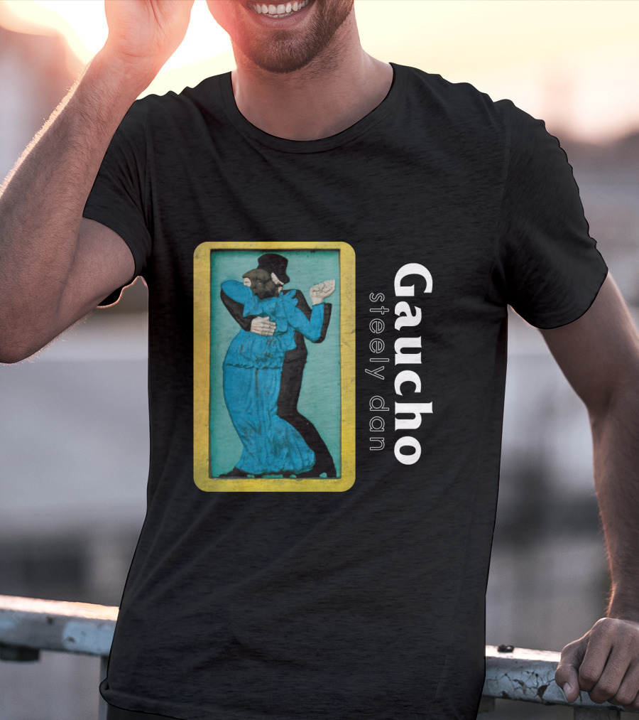 Gaucho Steely Dan Dancing Couple Artwork T-Shirt