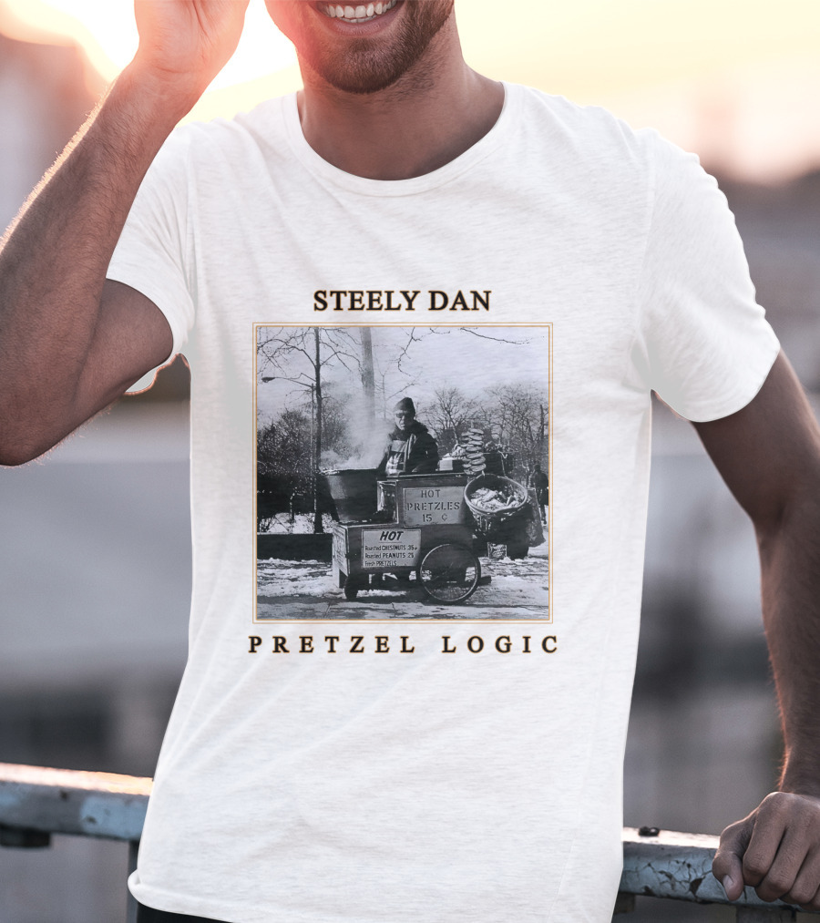 Steely Dan Pretzel Logic Hot Pretzels 15 Cents T-Shirt