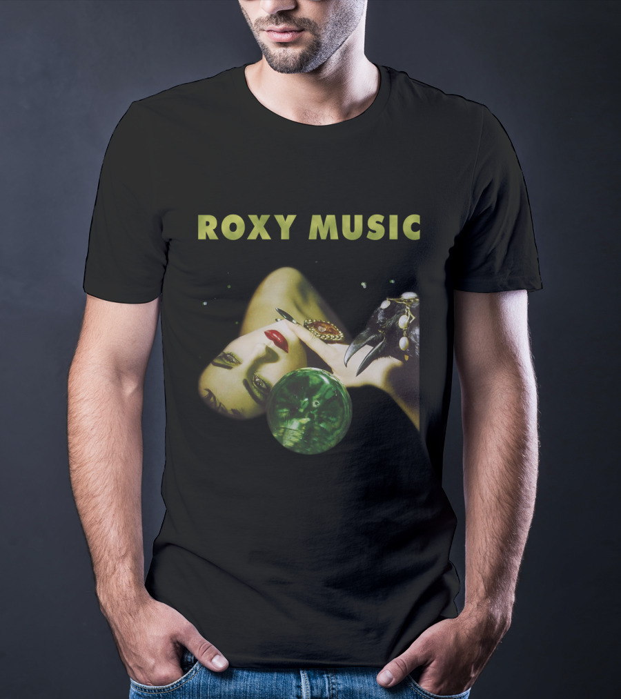 Roxy Music Vintage Album Cover Art T-Shirt